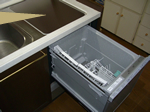 食洗機の設置確認